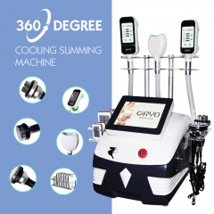 Yumind 360 Degree Cryo Vacuum RF Cellulite Removal Slimming Machine Freeze Cryolipolysis Fat Weight Loss Body Shaping Beauty Equipment