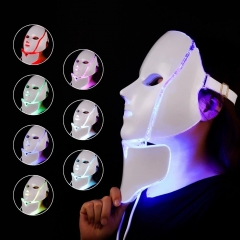 7 Colors LED Facial Beauty Mask Therapy Machine Face Skin Tightening Rejuvenating Facial Lifting Beauty Device