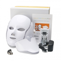 7 Colors LED Facial Beauty Mask Therapy Machine Face Skin Tightening Rejuvenating Facial Lifting Beauty Device