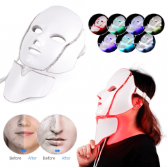 7 Colors LED Facial Beauty Mask Therapy Machine Face Skin Tightening Rejuvenating Facial Lifting Beauty Device