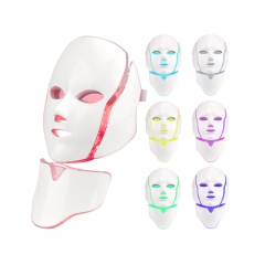 7 Colors LED Facial Beauty Mask Therapy Machine Face Skin Tightening Rejuvenating Facial Lifting Beauty Device