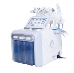 6 in 1 Hydra Facial Oxygen Small Bubbles Face Cleaning Beauty Machine H2 O2 Microdermabrasion Machine