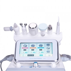 6 in 1 Hydra Facial Oxygen Small Bubbles Face Cleaning Beauty Machine H2 O2 Microdermabrasion Machine