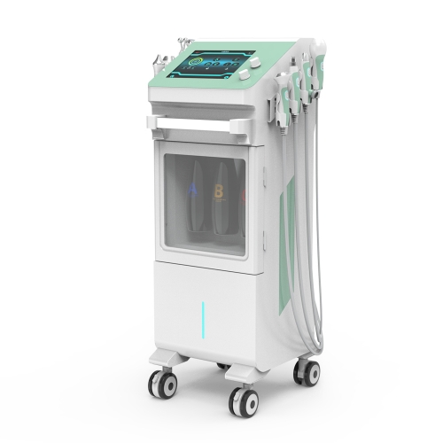 China Factory High Quality 9 in 1 Hydra Oxygen Facial Microdermabrasion Ultrasonic Ion Plasma Beauty Machine