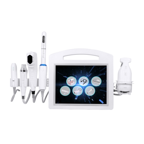 Manufacturer Multi-function 6 In 1 Hifu Beauty Anti-wrinkle Focused Ultrasound RF Different Depth Targeted Tissue SPA Beauty Equipment