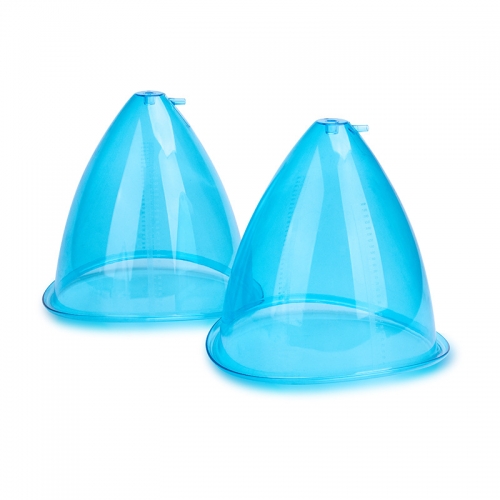 1800ml 21cm Diameter Big Size Buttock Cupping Breast Enhancer Vacuum Suction Cups Blue White Cup