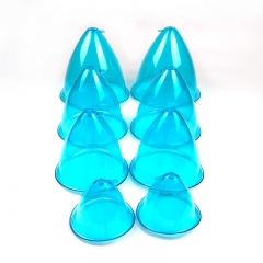 1800ml 21cm Diameter Big Size Buttock Cupping Breast Enhancer Vacuum Suction Cups Blue White Cup