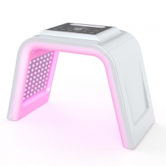 Newest LED Facial Mask 7 Colors Light PDT Nano Steaming Spray Spectrometer PDT Photon Rejuvenation Mask For Skin Acne Treatment And Skin Moisturizing