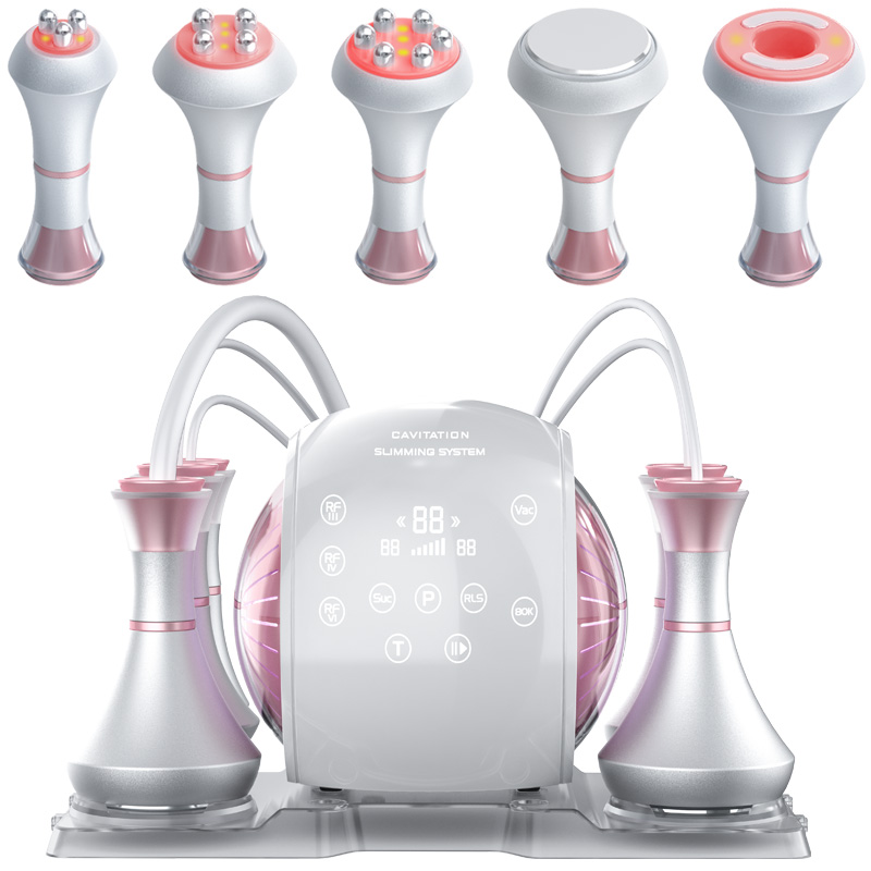 New 6 In 1 Rf 80k Radio Frequency Skin Tightening Body Slimming Vacuum