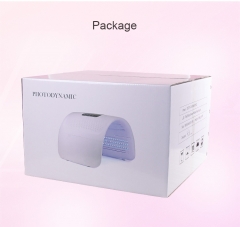 SPA Whitening Cabinet Folding Led Spectrometer Photodynamic PDT 4 Colors Light LED Facial Mask Beauty Care For Moisturizing Acne Treatment Skin Whitening