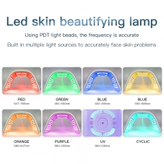 2022 Newest Steaming PDT Photondynamic Therapy 7 Color Lights Led Face Mask For Skin Rejuvenation Skin Tightening