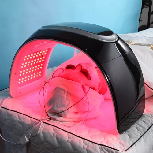 China Manufacturer Tri-folding Led Facial Face Lifting PDT Light Therapy Machine Device With Cold Spraying For SPA Salon