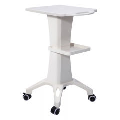 Wholesale Factory Price Trolley Foldable White Trolley for RF Cavitation Beauty Device Pallet Carts Trolley Cart Beauty Moving Cart