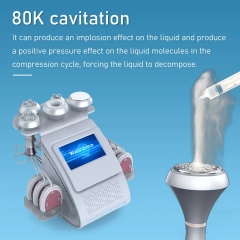 New Arrival 6 In 1 Cavitation Machine 80K Lipo Slimming Equipment Professional Weight Loss Shape Body For Beauty SPA Salon