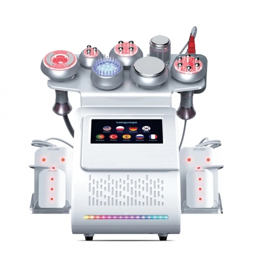 Yumind 80K 9 in 1 Cavitation Machine Laser RF Fat Lipo Slimming EMS Pads Beauty Machine