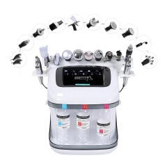 Yumind New Arrival Portable 10 in 1 Dermabrasion Face Cleaning Jet Peeling Hydra Oxygen Facial Machine