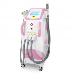 3 in 1 Multi-functional OPT+ND YAG Laser+RF Beauty Hair Removal Tattoo Removal Machine